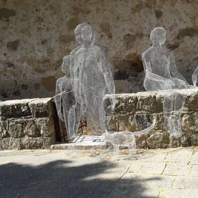 Le sculture di Daniela Capaccioli a Monticchiello